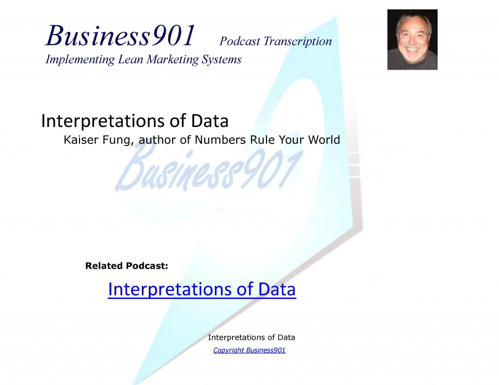 Interpretations of Data