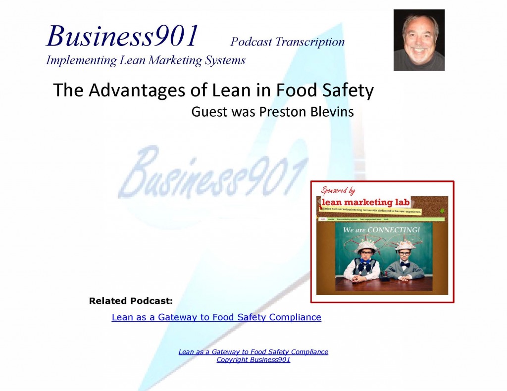 The Advantages of Lean in Food Safety_Page_01