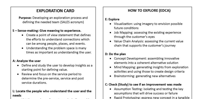 Innovation Card